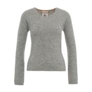 Grå Strik Pullover AW24