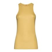 Gul Flydende Jersey Tank Top