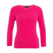 Pink Angora Sweater Strikvarer AW24