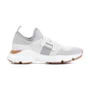 Hvide Sneakers Elegant Stil