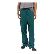 Nylon Track Pants med Logo Broderi