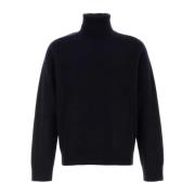 Midnight Blue Wool Sweater