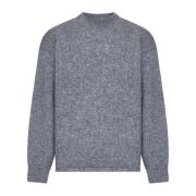 Grå Melange Sweater