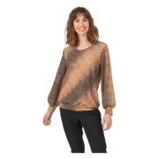 Thamara Brick Brown Langærmet T-shirt