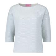 Stribet Jacquard Sweatshirt