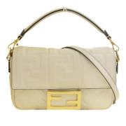 Pre-owned Stof fendi-tasker