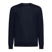 Navy Blue Uld Crew Neck Sweater