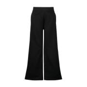 Flared Trousers Embro Badge Moderne Design