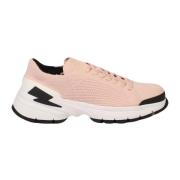 Pink Bolt Sneakers i teknisk stof