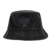 Sort Strass Bucket Hat