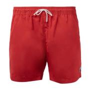 Røde Badeshorts Biarritz Stil