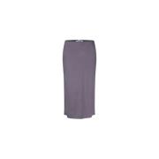 Violet Bias Cut Midi Skirt