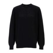 Sort Bomuld Sweater