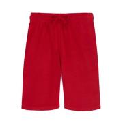 Solid Terry Unisex Bermuda Shorts