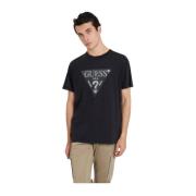 Bomuld Logo Trekant Relief T-Shirt