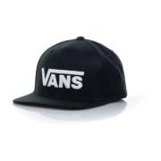 Flad skyggehue sort/hvid snapback