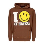 Smiley Hater Hoodie Letvægts Sweatshirt