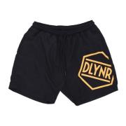 Logo Badeshorts Sort/Orange