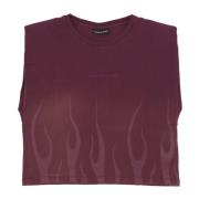 Flames Tee Grape Kvinders T-shirt