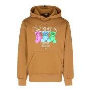 Hoodie med print