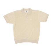 Chenille kortærmet poloshirt