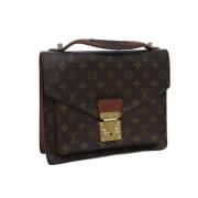 Pre-owned Canvas louis-vuitton-tasker