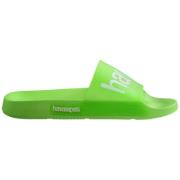 Neon Logo Slide Sandaler