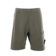 Grøn Bomuld Jersey Shorts