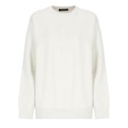 Ivory Uldblanding Crew Neck Sweater