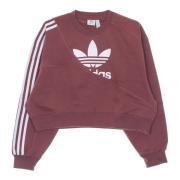 Kortærmet Crew Neck Sweatshirt Maroon