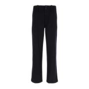 Midnight Blue Wool Pants