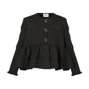 Peplum Crop Jakke