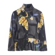 Jungle Poppy Oversized Blomstret Skjorte