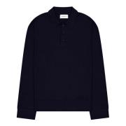 Langærmet Strikket Polo Sweater