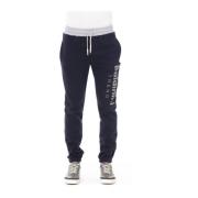 Sporty Sweatpants med Tricolor Indsats