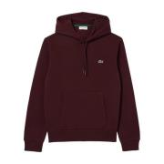 Herre Bomuld Burgunder Sweatshirt