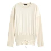 Stribet Uld Jersey Sweater