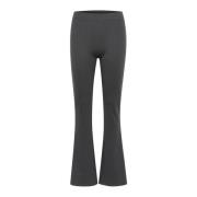 Flared Leggings Bukser Sort Østers