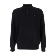 Merino Polo Sweater Sort