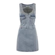 Stilfuld Denim Mini Kjole