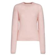 Børstet uld og mohair sweater