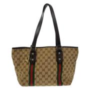 Pre-owned Canvas gucci-tasker