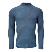 Rainwool Turtleneck Sweater Blå