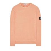 Bomuld Fleece Crewneck Sweatshirt Tinto Terra