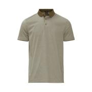 Grøn Microlines Slim Fit Polo