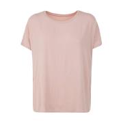 Marshmallow Rund Hals T-shirt