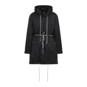 Sort Fishtail Parka Jakke