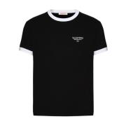 Afslappet Logo Print T-Shirt