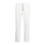 Cropped Jeans med `Koons Bot Gioie` Design