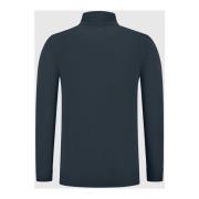 Essentiel Strikbluse Mockneck Sweater Navy